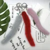 Wholesale Cheap Natural Real Mink Fur Tail Bag Pendant Keychain