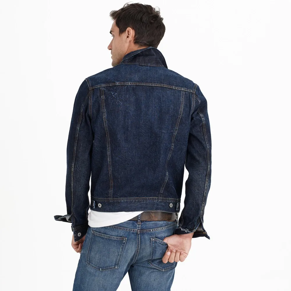 Best Selling Men's Cowboy Jacket Wholesale Jean Coats And Jackets - Buy ...