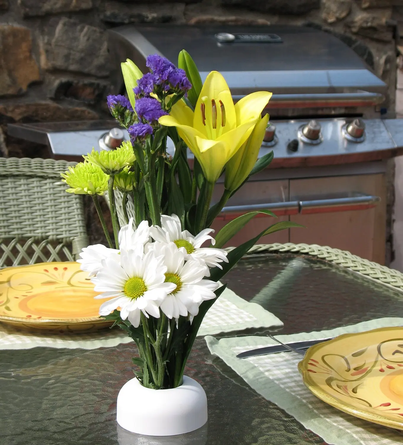 patio table with umbrella hole