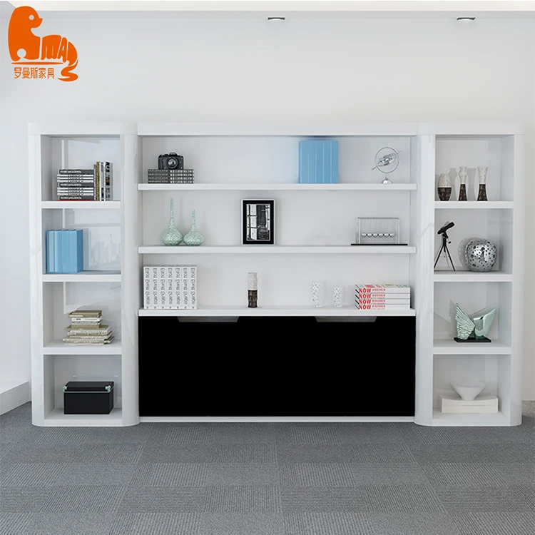 Multifunctional Office White And Grey Wood Back Wall Buy