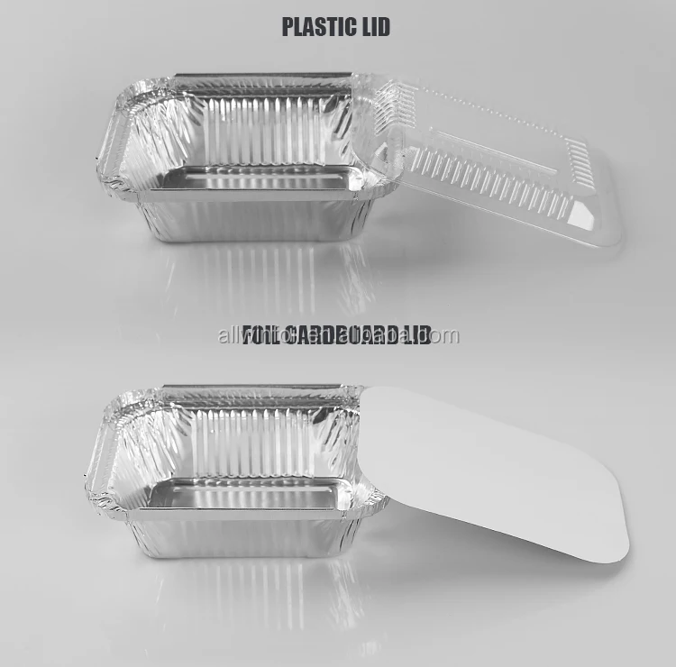 Disposable Food Grade Rectangle Aluminum Foil Container For Takeout