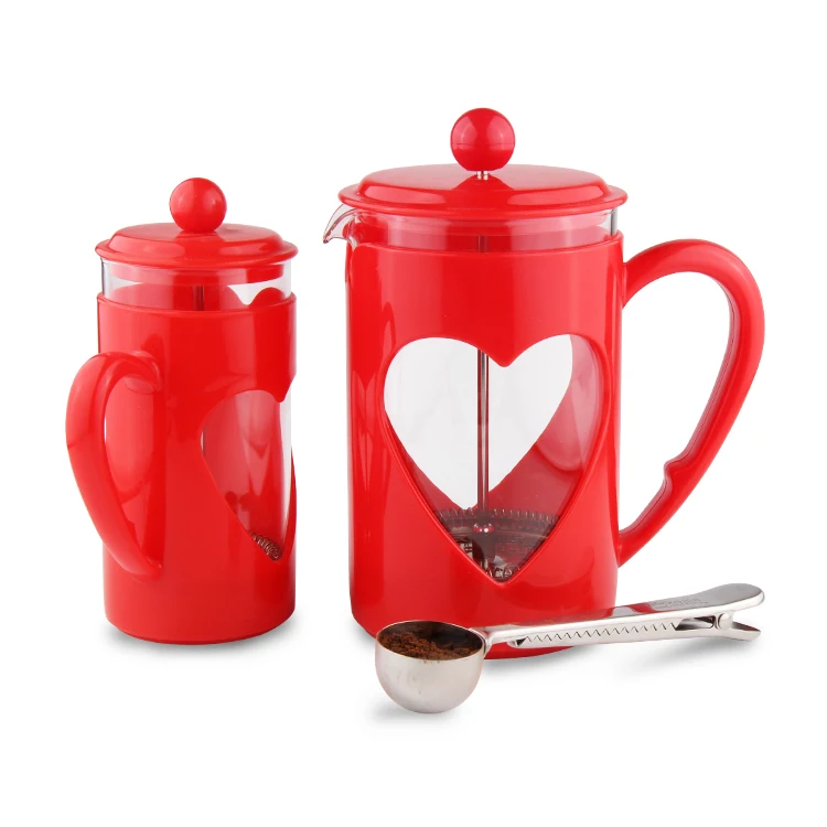 Portable 350ml Mini French Press Coffee Plunger Plastic Coffee Maker