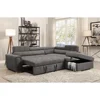 Factory cheap price sofa bed new product leather corner folding sofa bed with storage ottoman sofa cum bed