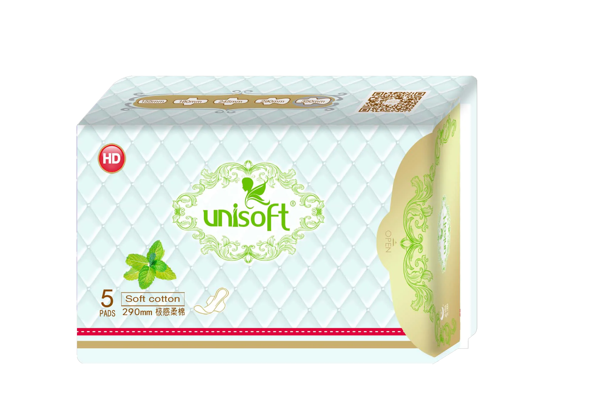 Sanitary Pad Waterproof Breathable Anion Cotton Best Selling Economic
