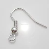 Wholesale silver earring hook for earring jewelry accessories