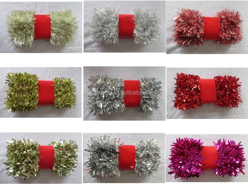 Hanging Holiday Tinsel Garland  Christmas Decorations Garland Christmas Superior Ornament