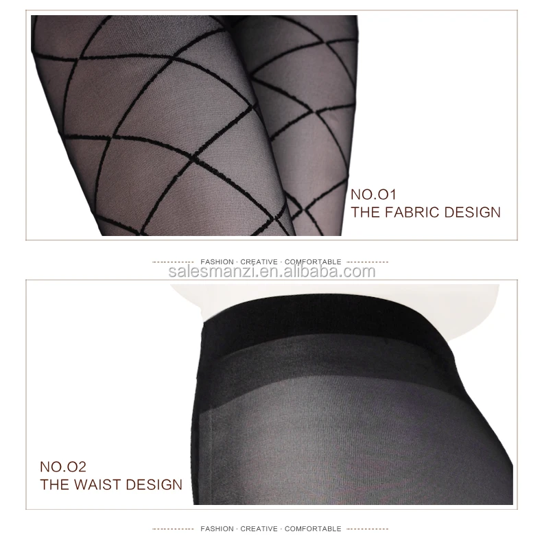 Manzi Manufactory New Design Japanese Black Trample Sex Silk Tights