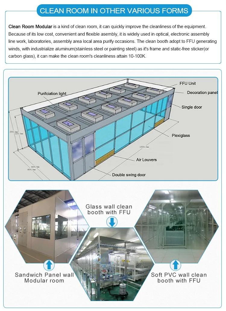 product-PHARMA-Prefabricated Laboratory Filling Production Work Clean Room-img-2