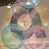 TF Newest Transparent Color Bobo Balloons Color Bubble Balloons Ins Hottest Products LED Light Balloons Clear Color Bobo Factory