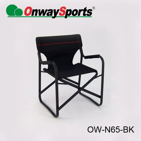 Onwaysports New Compact Folding Motorcycle Chair Wood Grain Aluminium