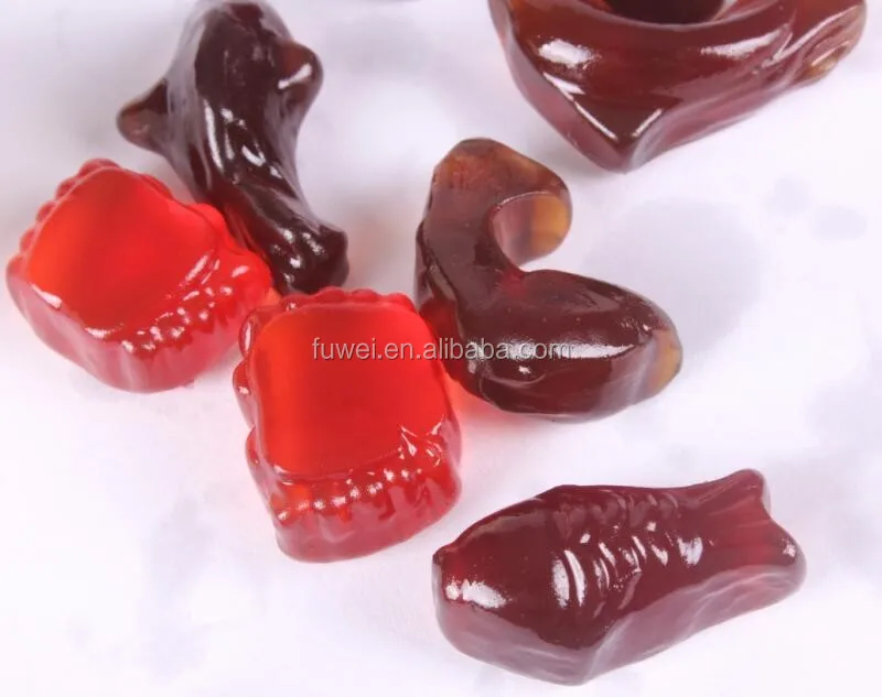 Fruit Juice Marine Fish Shaped Jelly Gummy Candy Buy Jelly Gummy