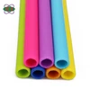 FDA Food Grade Folding Bend Straight Reusable Silicone Drinking Straw 8.5mmx11 mm With No Plasticizer for Kids and Adults