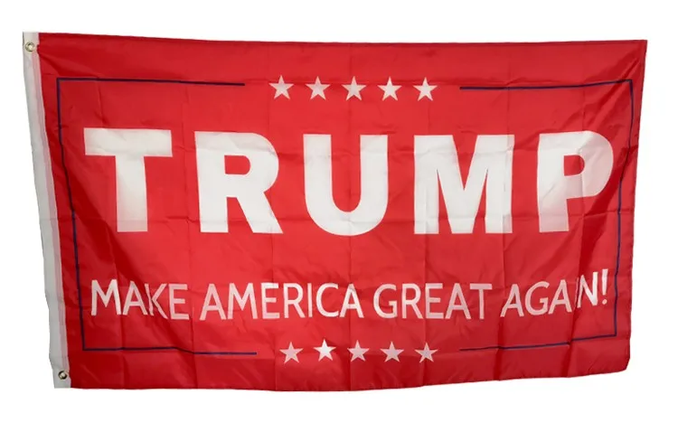 Red Keep America Great Donald Trump Flag For 2020 Usa President