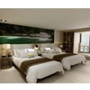 Customized Hotel bedroom furniture for Deluxe Executive hotel room twin bed