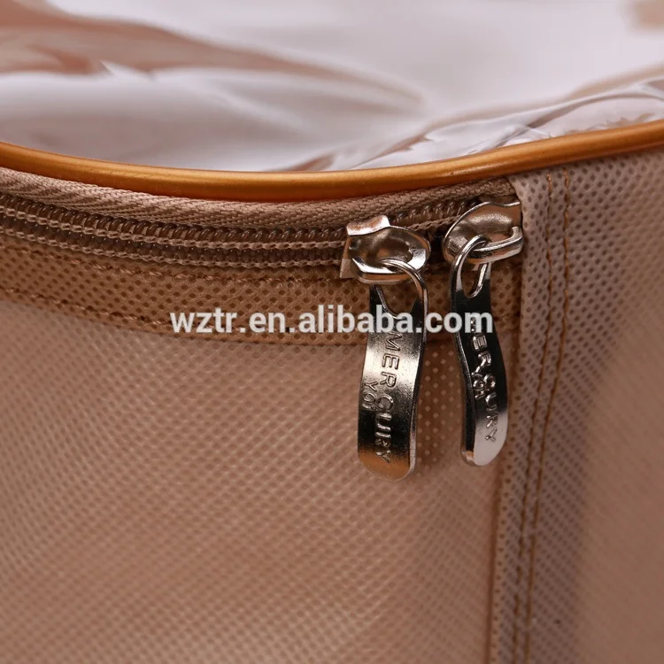 Customized Transparent Plastic Pvc Zipper Blanket Bag With Handle Buy