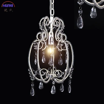 White Metal Tadpoles Pendant Lamp Mini Gl Crystal Swag White Metal Tadpoles Pendant Lamp Mini
