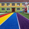 Colorful Artificial Grass for Kinder Garden/ Rainbow Grass