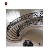customized antique indoor large house carved iron stair railing ISZ-26
