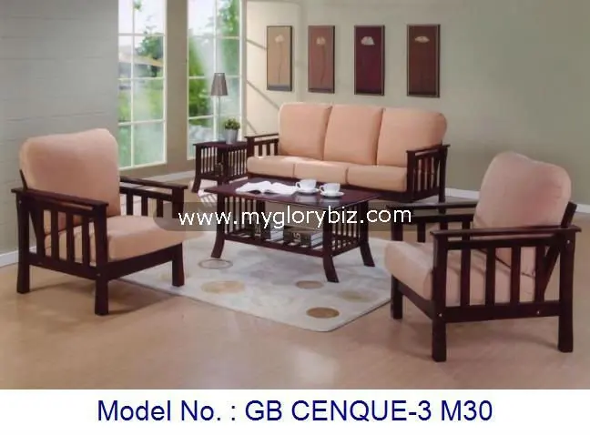 Sillón de madera, conjunto de sofás, sofá de madera, muebles de ...