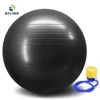 Bilink wholesale custom printed logo pilates exercise 55cm PVC yoga ball with Quick Pump