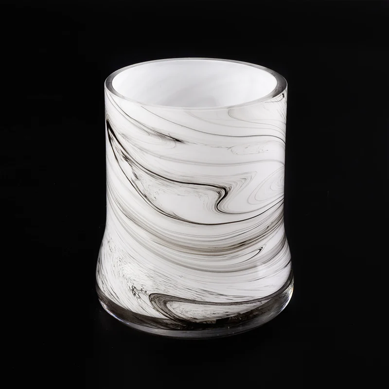 Wholesale glass candle  holders spayed varnish multi colors home decoration