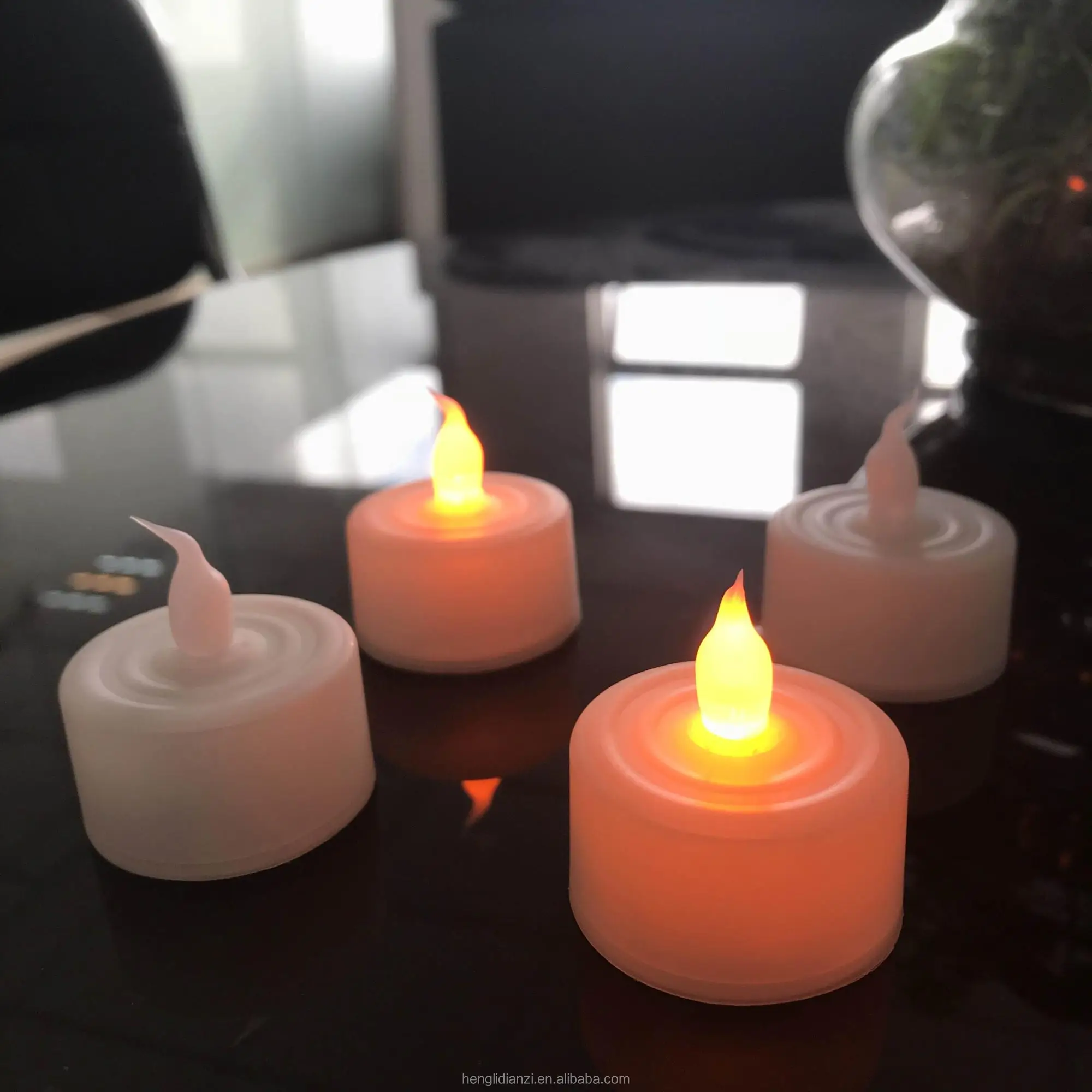 electronic flameless lights mini decoration led tealight candles