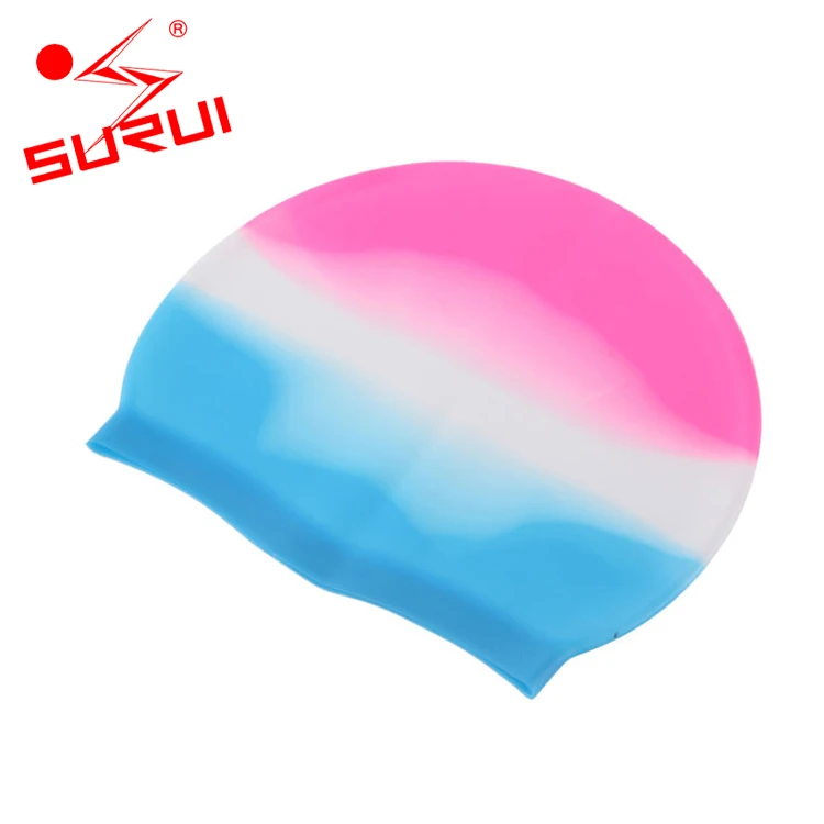Adult Swimming Hat Durable Elastic  Custom Silicone Swim Caps