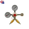 BA1018 hot selling brass small body dual output co2 regulator for beer