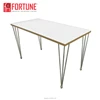 Sydney modern I shape desgin pencil legs long dining table set 12 seats