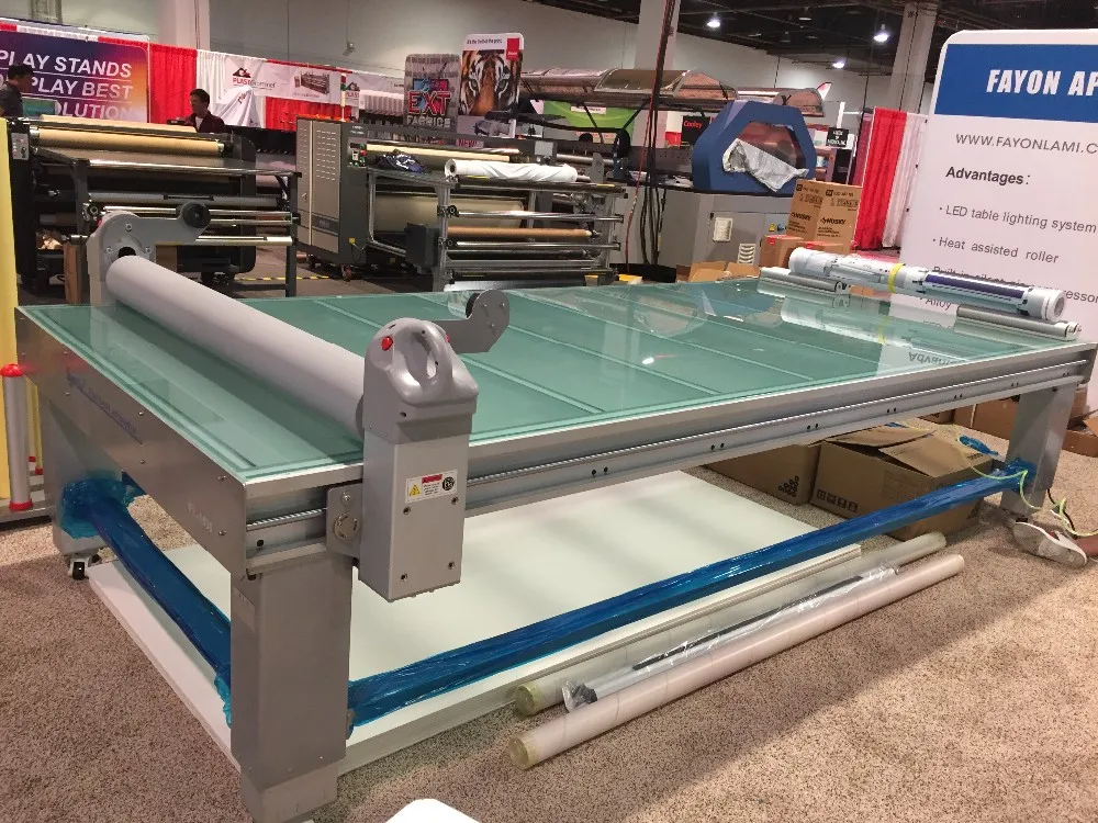 Fy1530 Flatbed Laminator Wide Format 1500mm 3000mm Sign Mounting Table