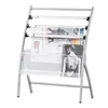 BDD-MA837 freestanding newspaper map display metal custom library literature book display stands