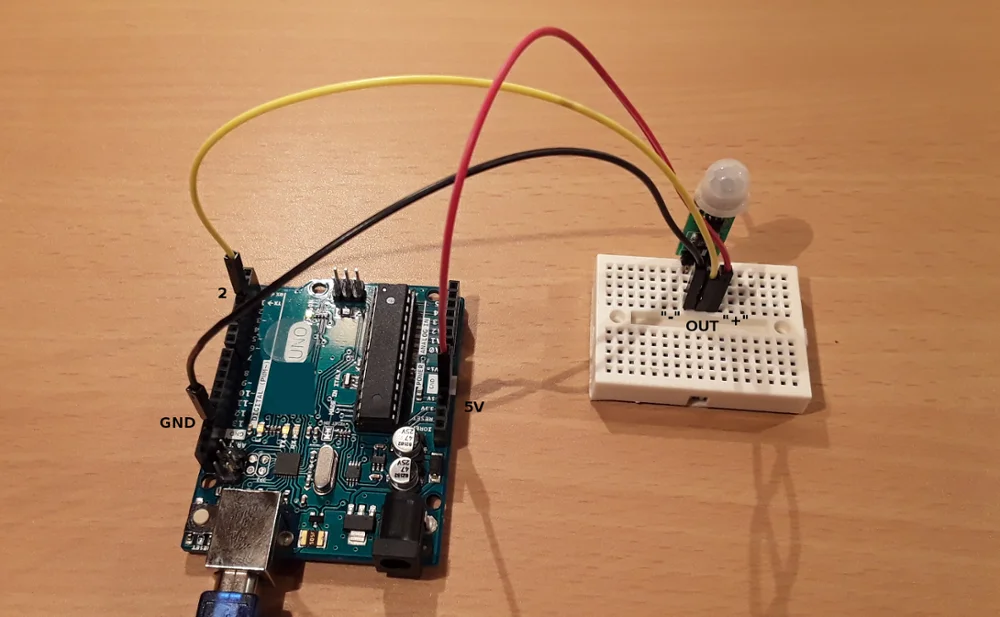 each sensing output (high level goes low), the sensing module