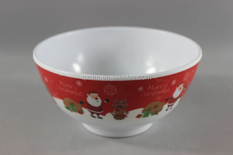 Christmas 6 inch Melamine Rice bowl Xmas