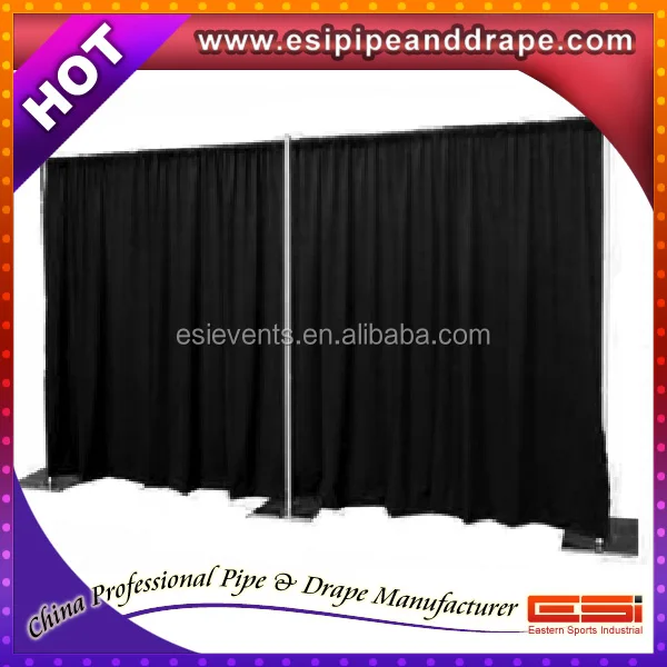 Esi Heavy Duty Telescopic Backdrop Pipe And Drape Stands Kit 6m X