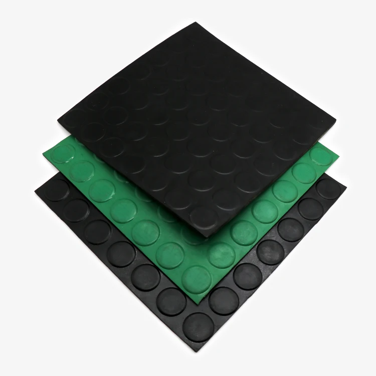 High elastic corrugated non asbestos anti skid rubber sheet