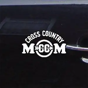 Cross Country Mom Laptop Die Cut Window Wall Art Car Home Decor Decor Helmet Vinyl Decal Sticker Art White Car