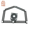 Universal Angularizer Ruler Aluminum Alloy Multi-Angle Measuring Template Ruler