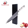 Promotional Japanese Kitchen Knife 7 inch Santoku Knife with White Handle