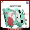 3D Cute Cartoon worm Soft Silicone phone Case For iphone 6 3d silicone phone case