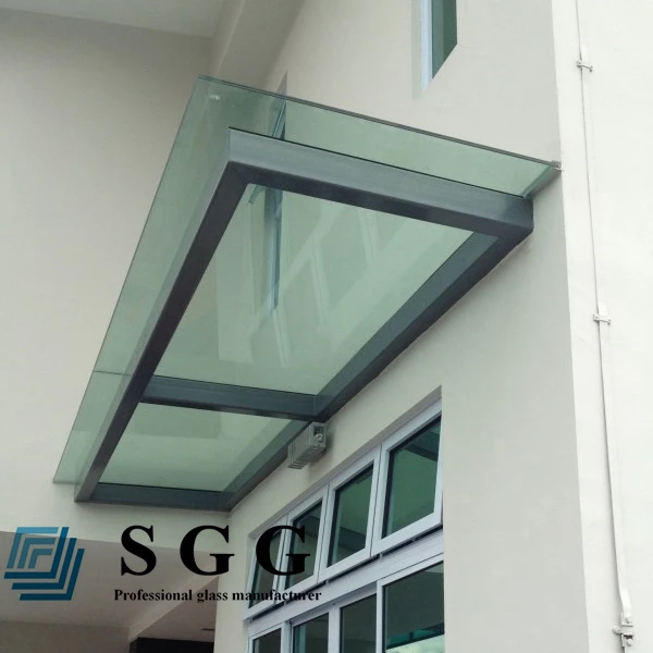 High Quality Laminated Glass Awning,Laminated Glass Canopy 554 664 884