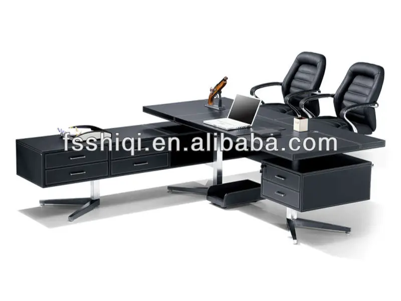 Modern Iso Standard Office Table Size /pvc Leather Office Manager Desk(f01) Buy Office Table