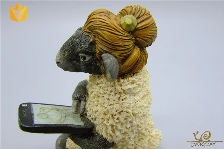 resin sheep statues