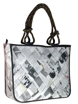 Recycled Newspaper Handbag Recycle Paper Recycled Newspaper Handbag