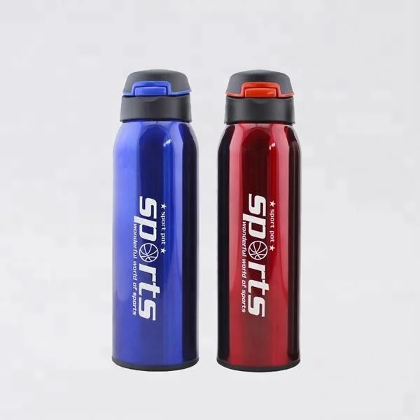 Customized Logo 430ml One Touch Open Double Wall Insulated Stainless Steel Sports Water Bottle Vacuum Cup With Straw Lid