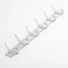 6 hooks stainless steel set corner hook bathroom fixtures and accessories wall mounted bathrobe adhesive wire hook