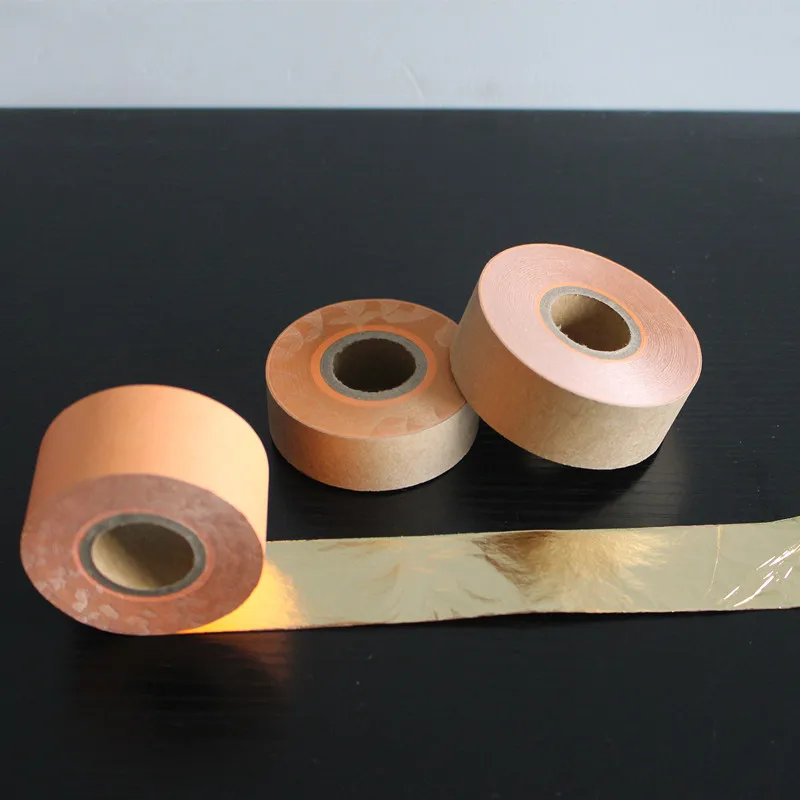 Best Selling Gold Foil Rolls Gold Leaf Sheet In Rolls 15cm*50m
