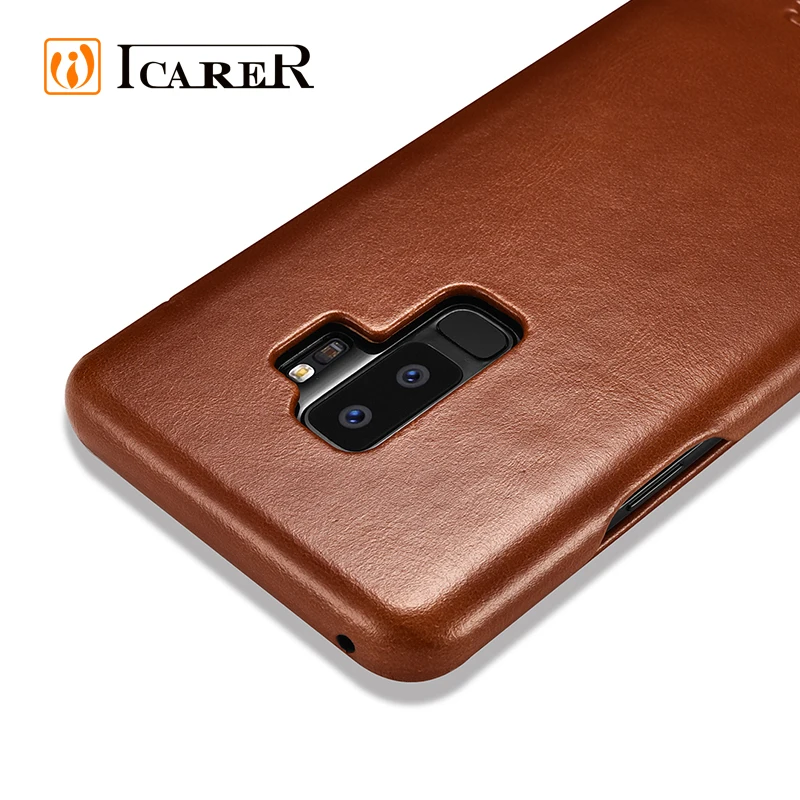 Hot Sale Genuine Leather Mobile Phone Cases Cover For Galaxy Samsung S9