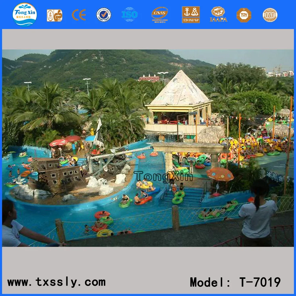 Hotels Ourdoor Commercial Holiday Resorts Lazy River Water Park For