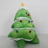 High quality 30cm singing and dancing stuffed plush Christmas tree toys with LED lighting