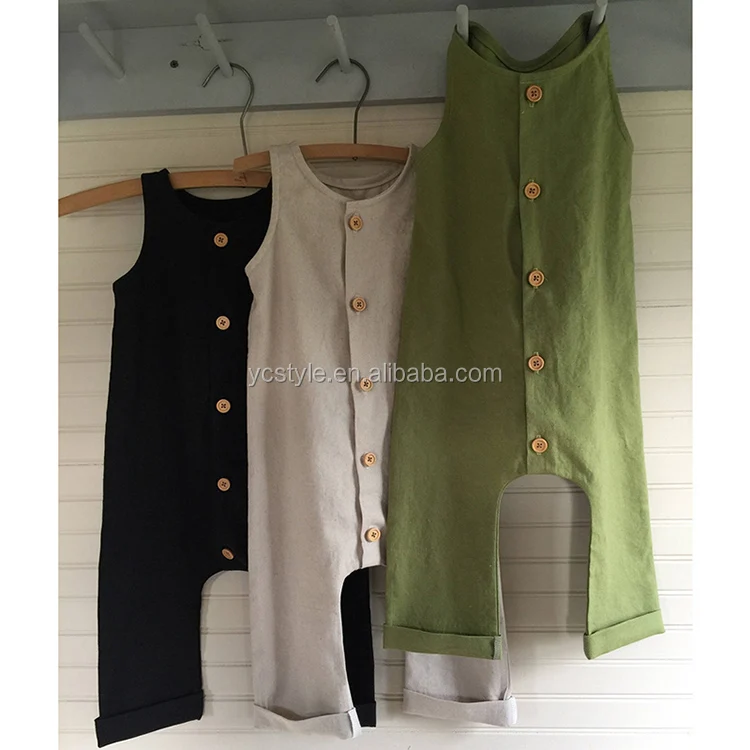 linen overalls baby boy